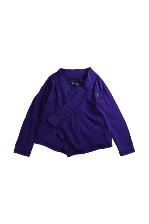 A Purple Cardigans from Ralph Lauren in size 3T for girl. (Front View)