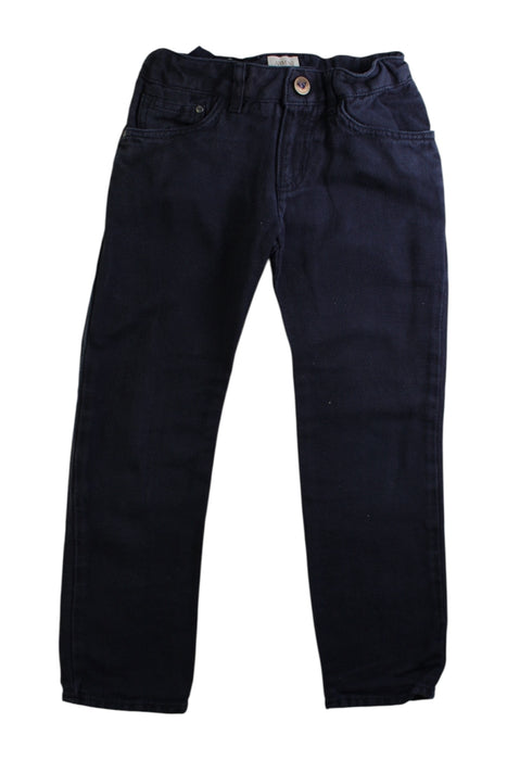 A Navy Jeans from Armani in size 6T for boy. (Front View)