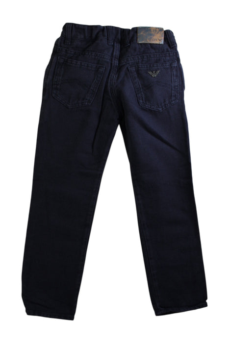 A Navy Jeans from Armani in size 6T for boy. (Back View)