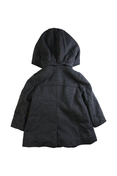 A Navy Coats from Jacadi in size 2T for girl. (Back View)