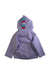 A Purple Rain Jackets from Regatta in size 5T for girl. (Back View)