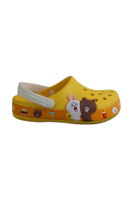 A Multicolour Slip Ons from Crocs in size 5T for neutral. (Front View)
