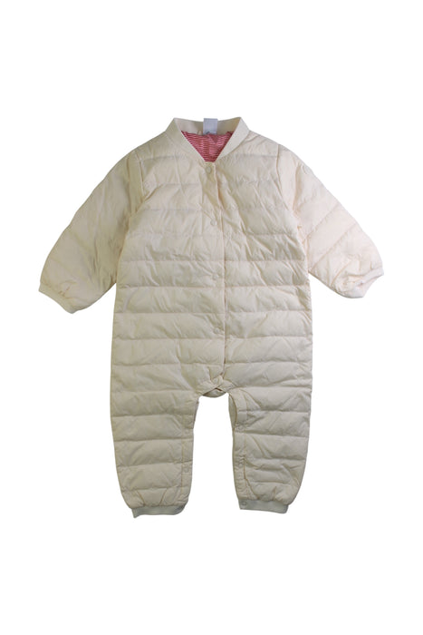 A Ivory Puffer/Quilted Coats & Outerwear from Petit Bateau in size 18-24M for neutral. (Front View)