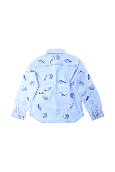 A Blue Long Sleeve Shirts from Stella McCartney in size 8Y for girl. (Back View)