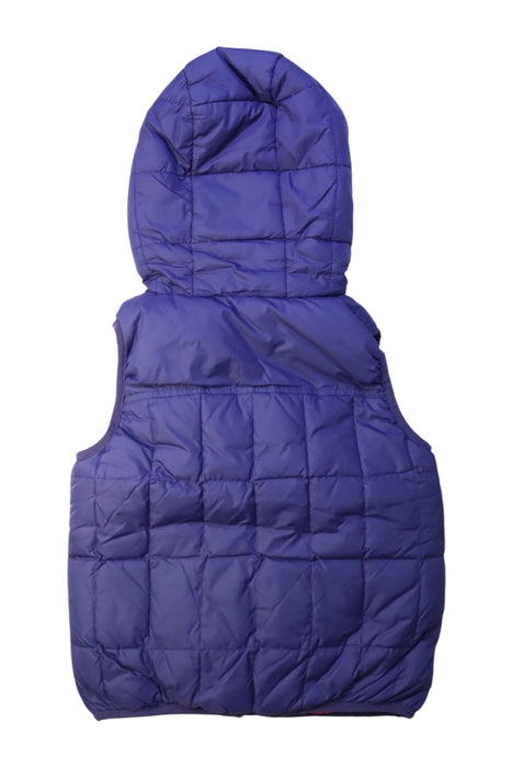 A Blue Outerwear Vests from Chickeeduck in size 5T for girl. (Back View)