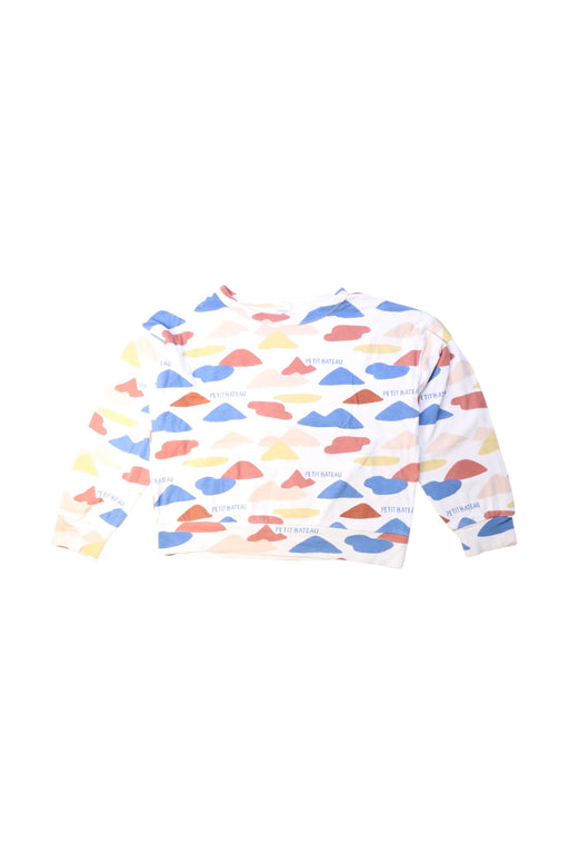 A  Sweatshirts from Petit Bateau in size 10Y for girl. (Front View)