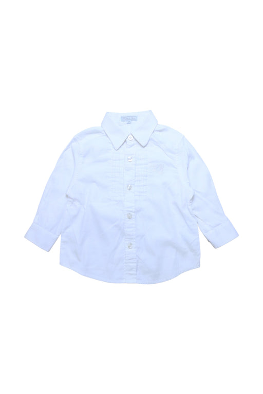 A White Long Sleeve Shirts from Nicholas & Bears in size 12-18M for girl. (Front View)