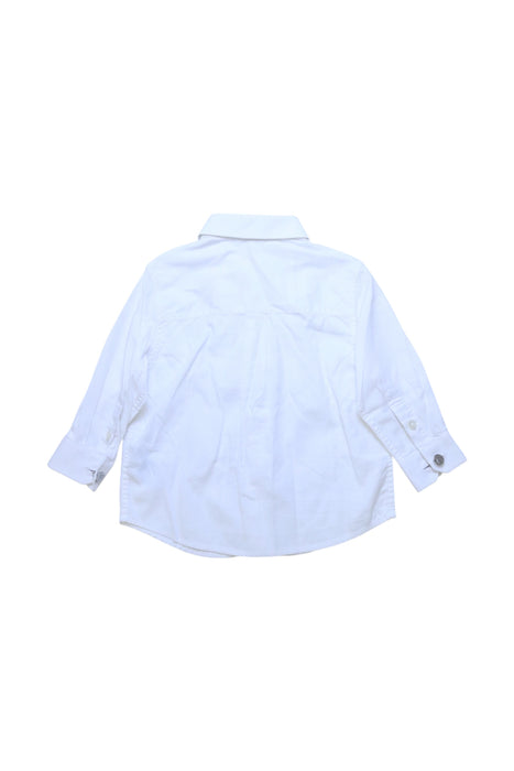 A White Long Sleeve Shirts from Nicholas & Bears in size 12-18M for girl. (Back View)
