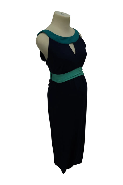 A Black Sleeveless Dresses from Seraphine in size M for maternity. (Front View)