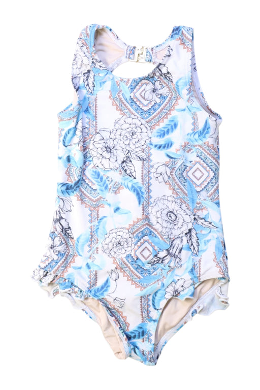 A  Swimsuits from Aqua Blu in size 4T for girl. (Front View)