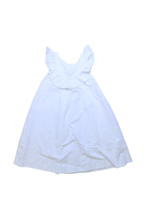 A White Sleeveless Dresses from Country Road in size 6T for girl. (Front View)