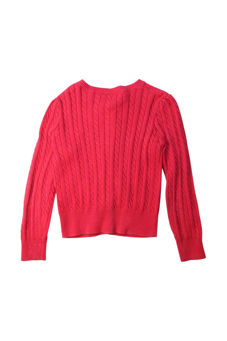A Red Cardigans from Polo Ralph Lauren in size 5T for girl. (Back View)