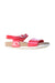 A Red Sandals from Birkenstock in size 5T for girl. (Front View)