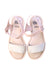 A Pink Sandals from Melissa in size 5T for girl. (Back View)