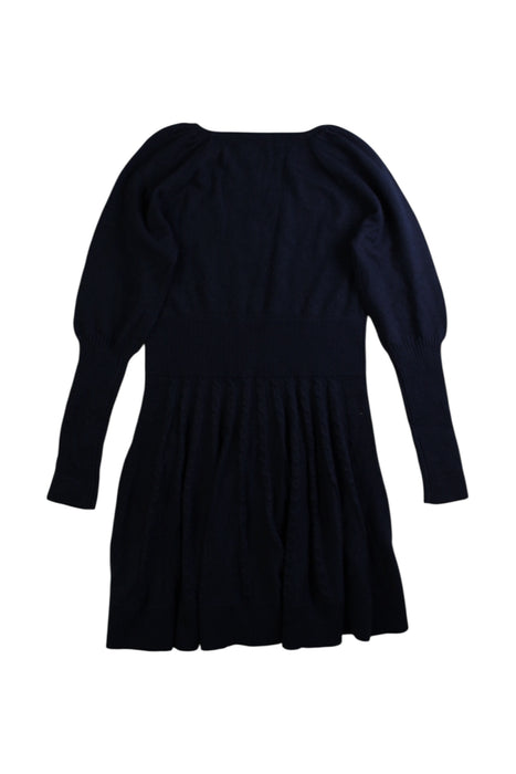 A Navy Sweater Dresses from DKNY in size 4T for girl. (Back View)