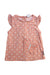 A Pink Sleeveless Tops from Polarn O. Pyret in size 3T for girl. (Front View)