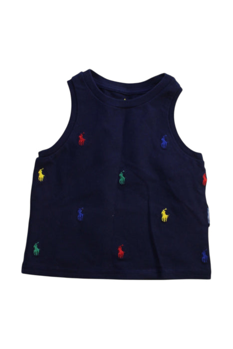 A Black Sleeveless Tops from Polo Ralph Lauren in size 3T for neutral. (Back View)