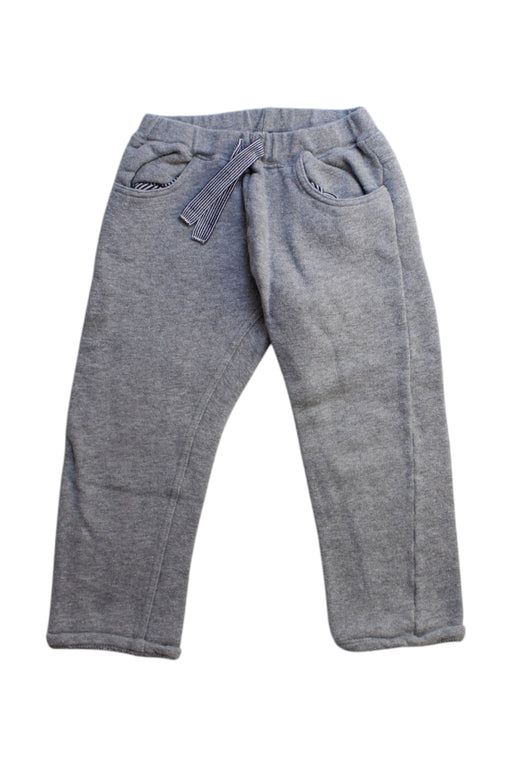 A Grey Casual Pants from Petit Bateau in size 3T for neutral. (Front View)