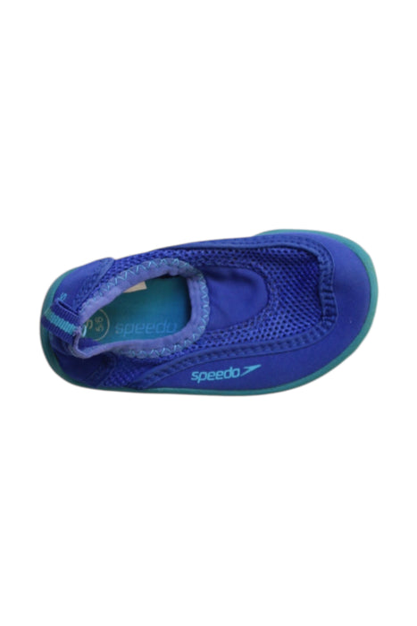 A Blue Aqua Shoes from Speedo in size 18-24M for boy. (Front View)