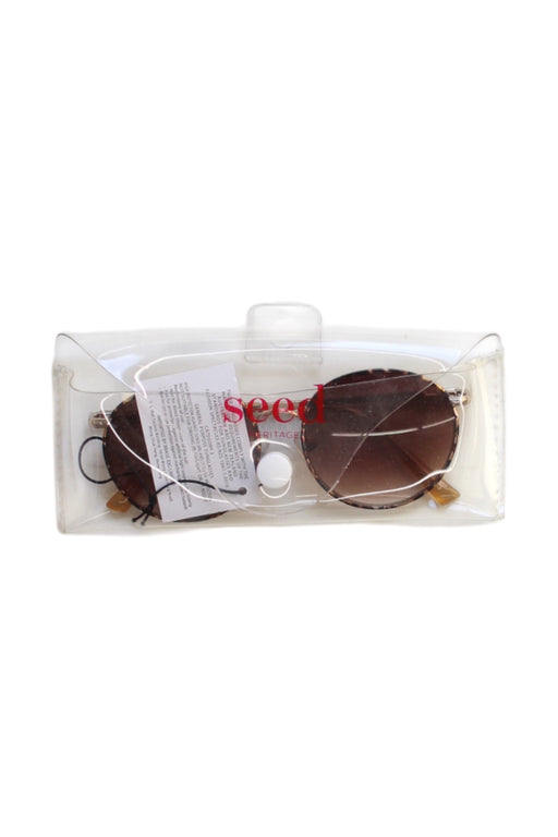 A Transparent Sunglasses from Seed in size 6T for girl. (Front View)