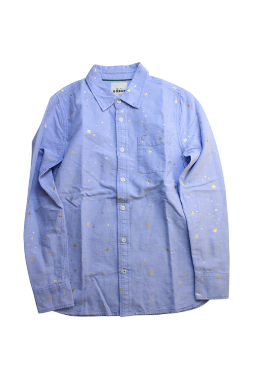 A Blue Long Sleeve Shirts from Boden in size 14Y for boy. (Front View)