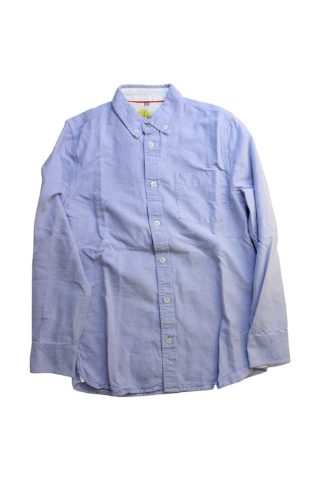 A Blue Long Sleeve Shirts from Boden in size 14Y for boy. (Front View)