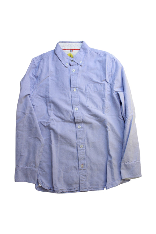 A Blue Long Sleeve Shirts from Boden in size 14Y for boy. (Front View)