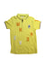 A Yellow Short Sleeve Polos from Catimini in size 14Y for boy. (Front View)