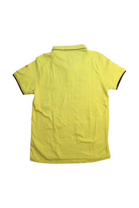 A Yellow Short Sleeve Polos from Catimini in size 14Y for boy. (Back View)