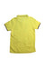 A Yellow Short Sleeve Polos from Catimini in size 14Y for boy. (Back View)