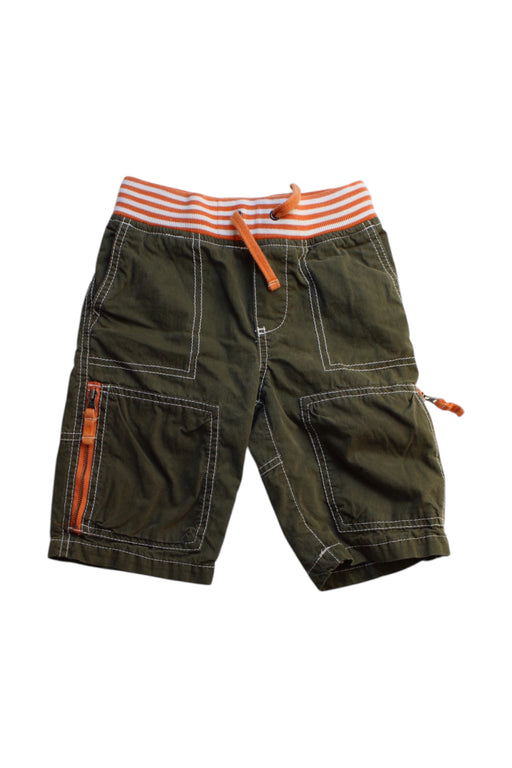 A Green Shorts from Boden in size 4T for boy. (Front View)