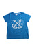 A Blue Short Sleeve T Shirts from Jacadi in size 6T for boy. (Front View)