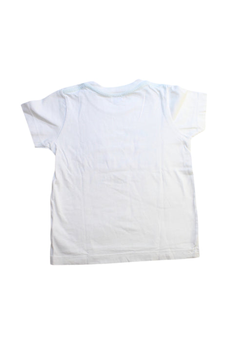 A White Short Sleeve T Shirts from Jacadi in size 6T for boy. (Back View)