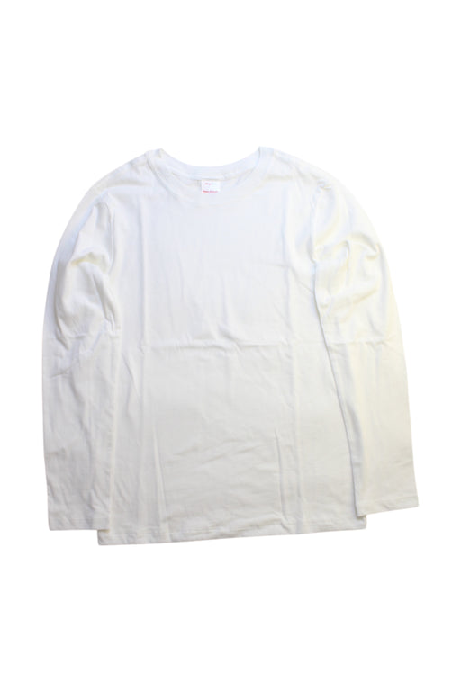 A White Long Sleeve T Shirts from Hanna Andersson in size 12Y for boy. (Front View)