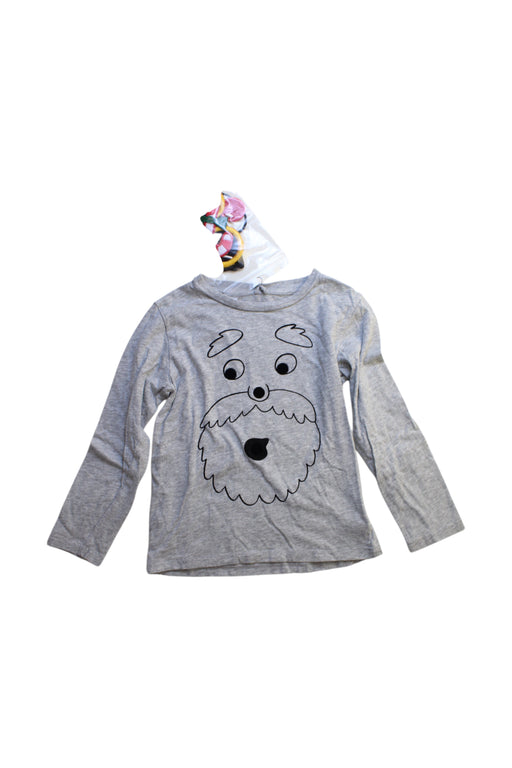 A Grey Long Sleeve T Shirts from Stella McCartney in size 6T for boy. (Front View)