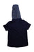 A Navy Short Sleeve Polos from Nicholas & Bears in size 8Y for boy. (Back View)