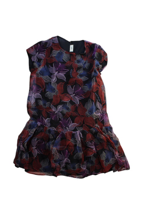 A Multicolour Short Sleeve Dresses from Fendi in size 6T for girl. (Front View)