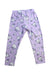 A Purple Leggings from Le Petit Pumm in size 3T for girl. (Back View)