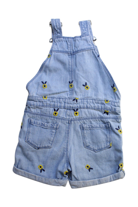 A Blue Overall Shorts from DPAM in size 3T for girl. (Back View)
