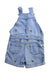 A Blue Overall Shorts from DPAM in size 3T for girl. (Back View)