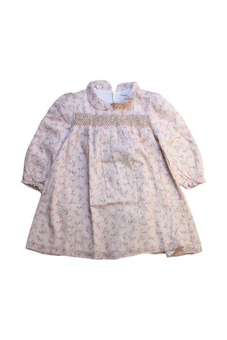 A Pink Long Sleeve Dresses from Wedoble in size 3T for girl. (Front View)