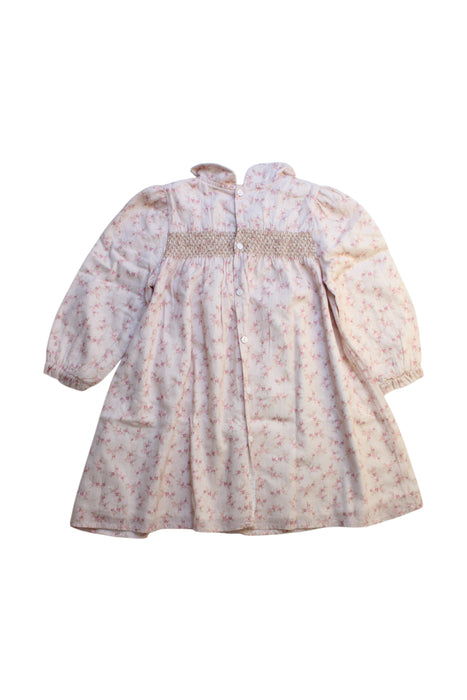 A Pink Long Sleeve Dresses from Wedoble in size 3T for girl. (Back View)