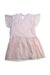A Pink Short Sleeve Dresses from La Compagnie des Petits in size 4T for girl. (Back View)