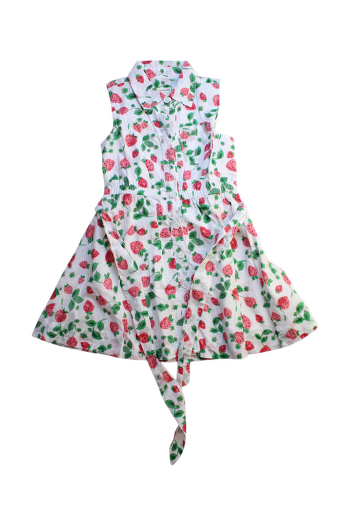 A Multicolour Sleeveless Dresses from Crewcuts in size 5T for girl. (Front View)