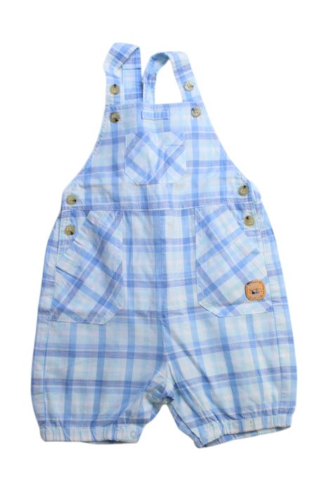 A Blue Overall Shorts from Peter Rabbit in size 18-24M for neutral. (Front View)