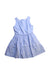 A Blue Sleeveless Dresses from Polo Ralph Lauren in size 4T for girl. (Front View)