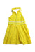 A Yellow Sleeveless Dresses from Ferrari in size 2T for girl. (Front View)