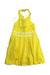 A Yellow Sleeveless Dresses from Ferrari in size 2T for girl. (Back View)
