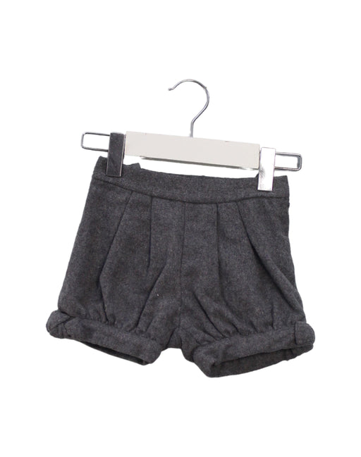 A Grey Shorts from Jacadi in size 6-12M for girl. (Front View)