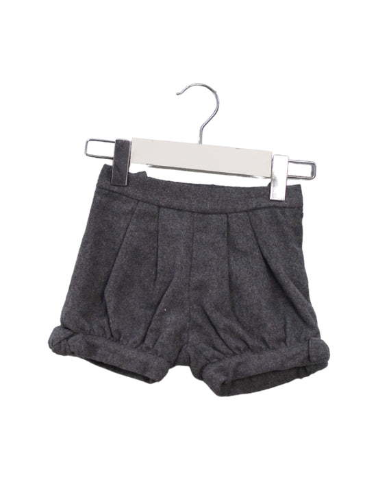 A Grey Shorts from Jacadi in size 6-12M for girl. (Front View)